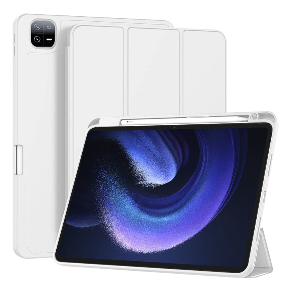 Housse pour Xiaomi Pad 6 / 6 Pro, Techsuit, Flex Trifold, Gris