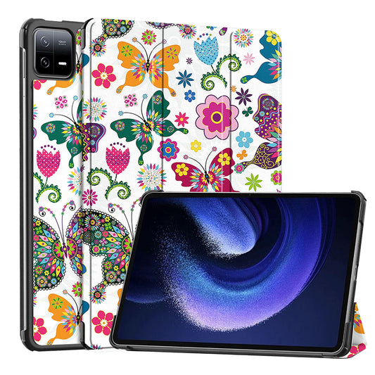 Case for Xiaomi Pad 6 / 6 Pro, Techsuit, FoldPro Butterfly, Multicolor