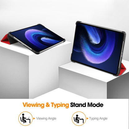 Housse pour Xiaomi Pad 6 / 6 Pro, Techsuit, FoldPro, Rouge
