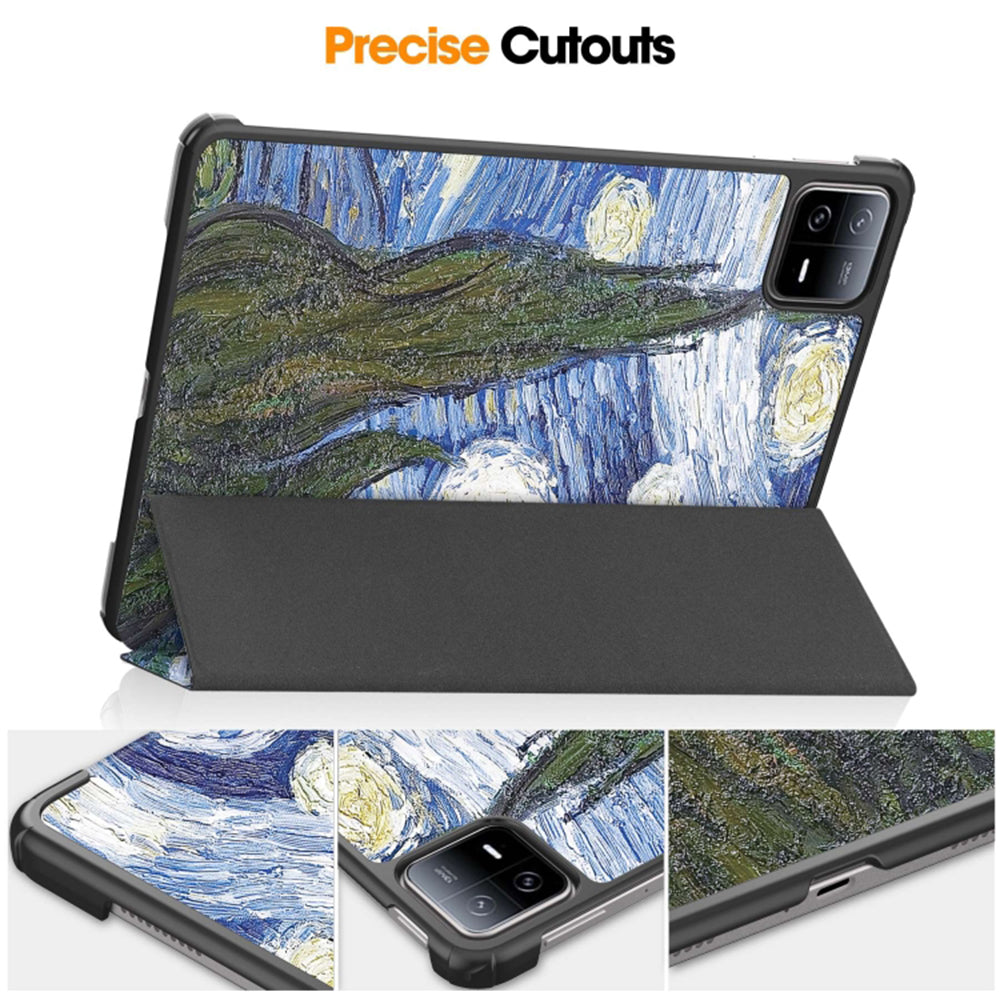 Coque pour Xiaomi Pad 6 / 6 Pro, Techsuit, FoldPro Starry Night, Multicolore