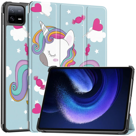 Case for Xiaomi Pad 6 / 6 Pro, Techsuit, FoldPro Unicorn, Multicolor