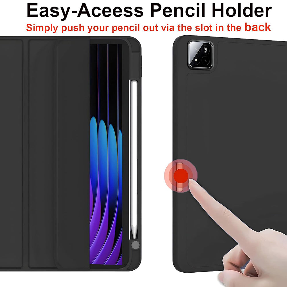 Case for Xiaomi Pad 7 / 7 Pro, Techsuit, Flex Trifold, Black