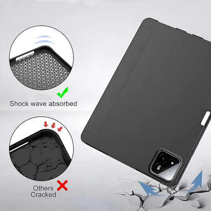 Case for Xiaomi Pad 7 / 7 Pro, Techsuit, Flex Trifold, Black