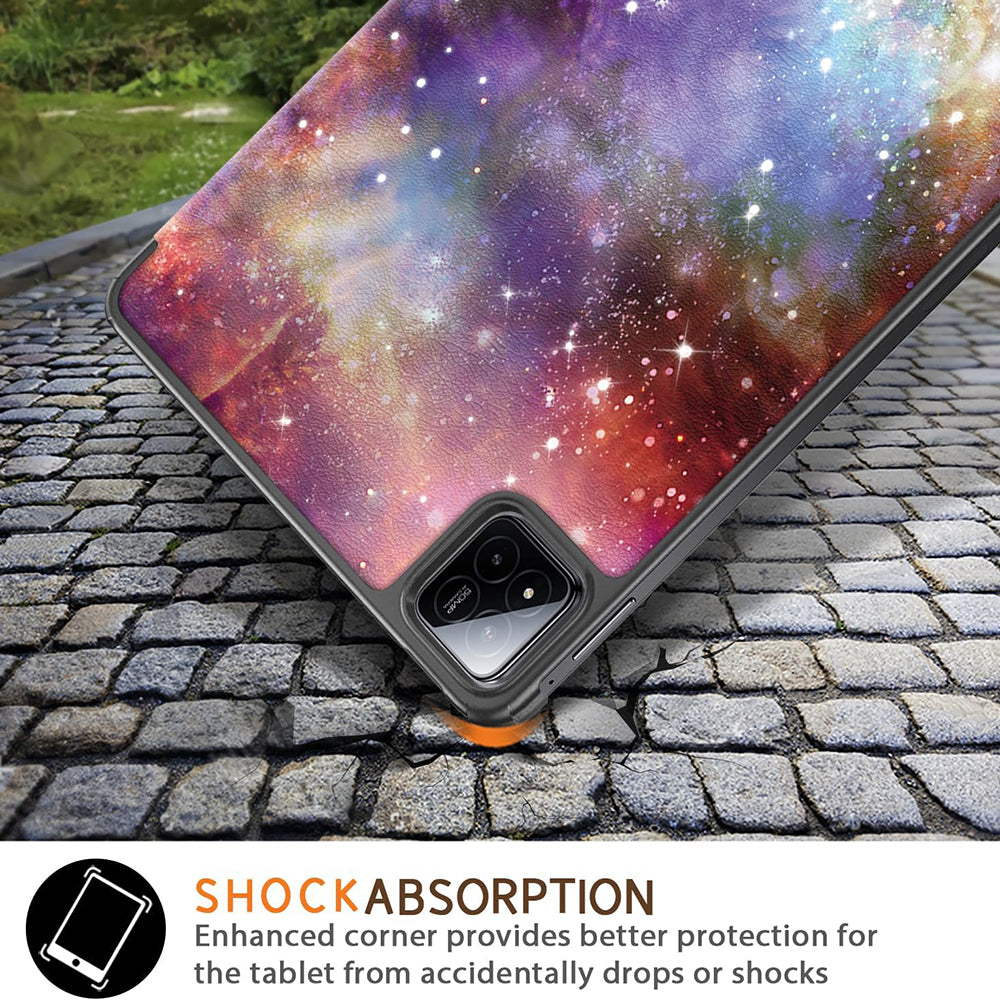 Coque pour Xiaomi Pad 7 / 7 Pro, Techsuit, FoldPro Galaxy, Multicolore