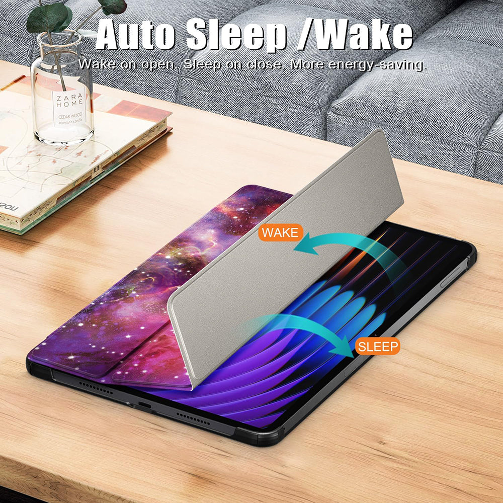 Coque pour Xiaomi Pad 7 / 7 Pro, Techsuit, FoldPro Galaxy, Multicolore