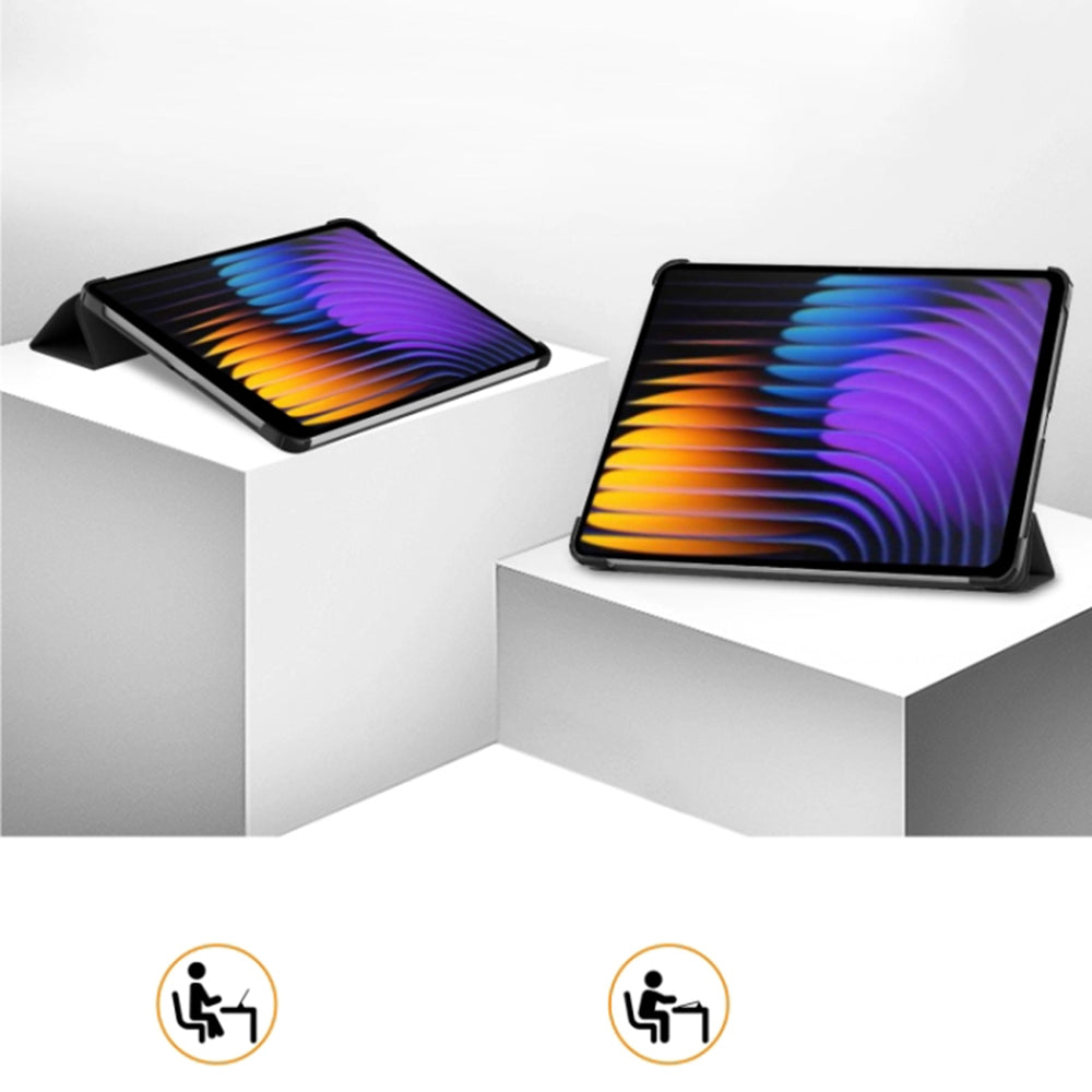Hülle für Xiaomi Pad 7 / 7 Pro, Techsuit, FoldPro Unicorn, Mehrfarbig