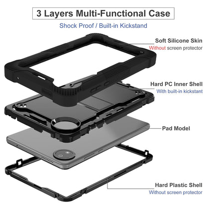 Case for Xiaomi Pad 7, Techsuit, Rugged TabShell, Black