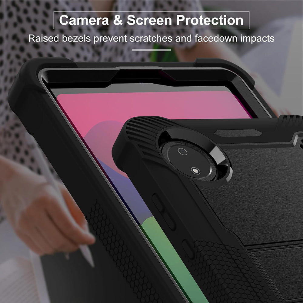 Case for Xiaomi Pad 7, Techsuit, Rugged TabShell, Black