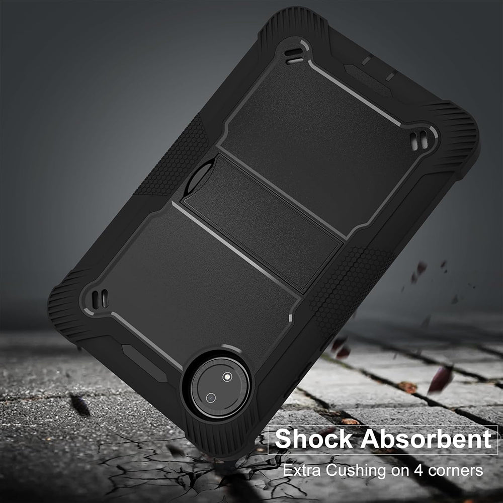 Case for Xiaomi Pad 7, Techsuit, Rugged TabShell, Black