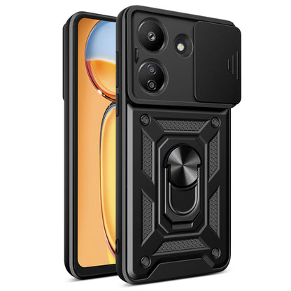 Hülle für Xiaomi Poco C65 / Redmi 13C, Techsuit, CamShield, Schwarz