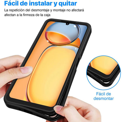 Case for Xiaomi Poco C65 / Redmi 13C, Techsuit, ColorVerse 360, Black