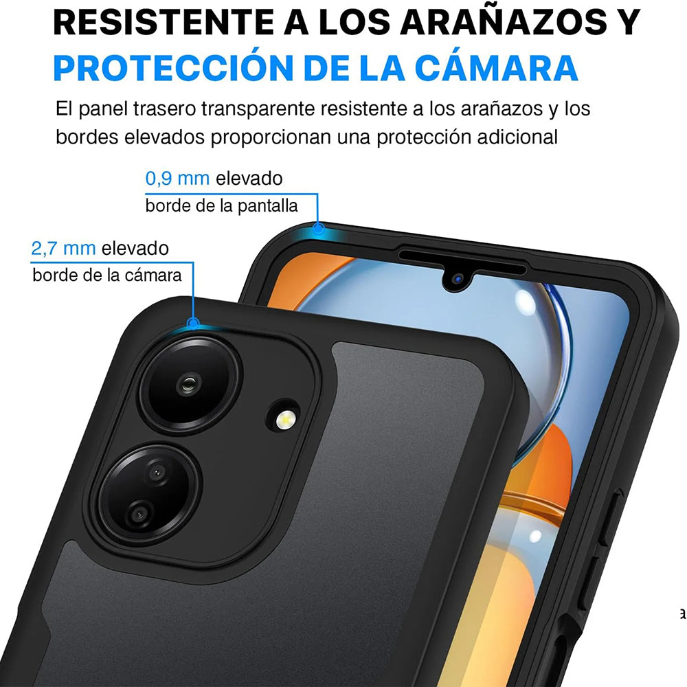 Case for Xiaomi Poco C65 / Redmi 13C, Techsuit, ColorVerse 360, Black