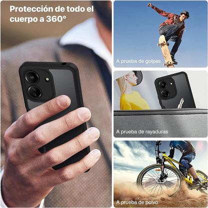 Case for Xiaomi Poco C65 / Redmi 13C, Techsuit, ColorVerse 360, Black