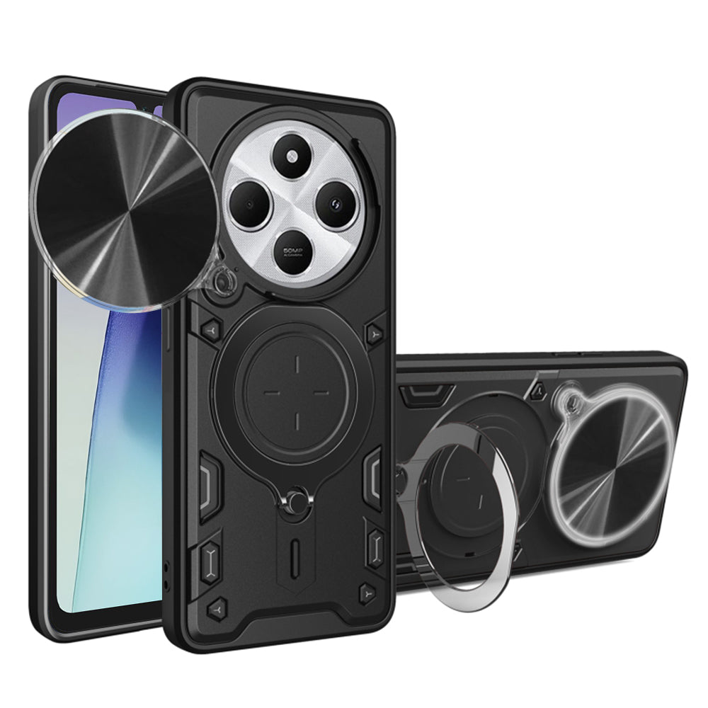 Hülle für Xiaomi Poco C75 / Redmi 14C, Techsuit, CamGuard Pro, Schwarz