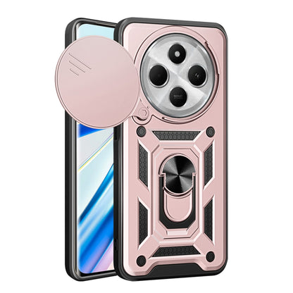 Coque pour Xiaomi Poco C75 / Redmi 14C, Techsuit, CamShield, Rose