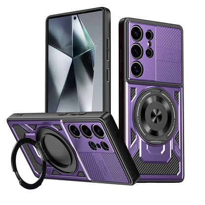 Coque pour Xiaomi Poco C75 / Redmi 14C, Techsuit, RuggedCam, Violet