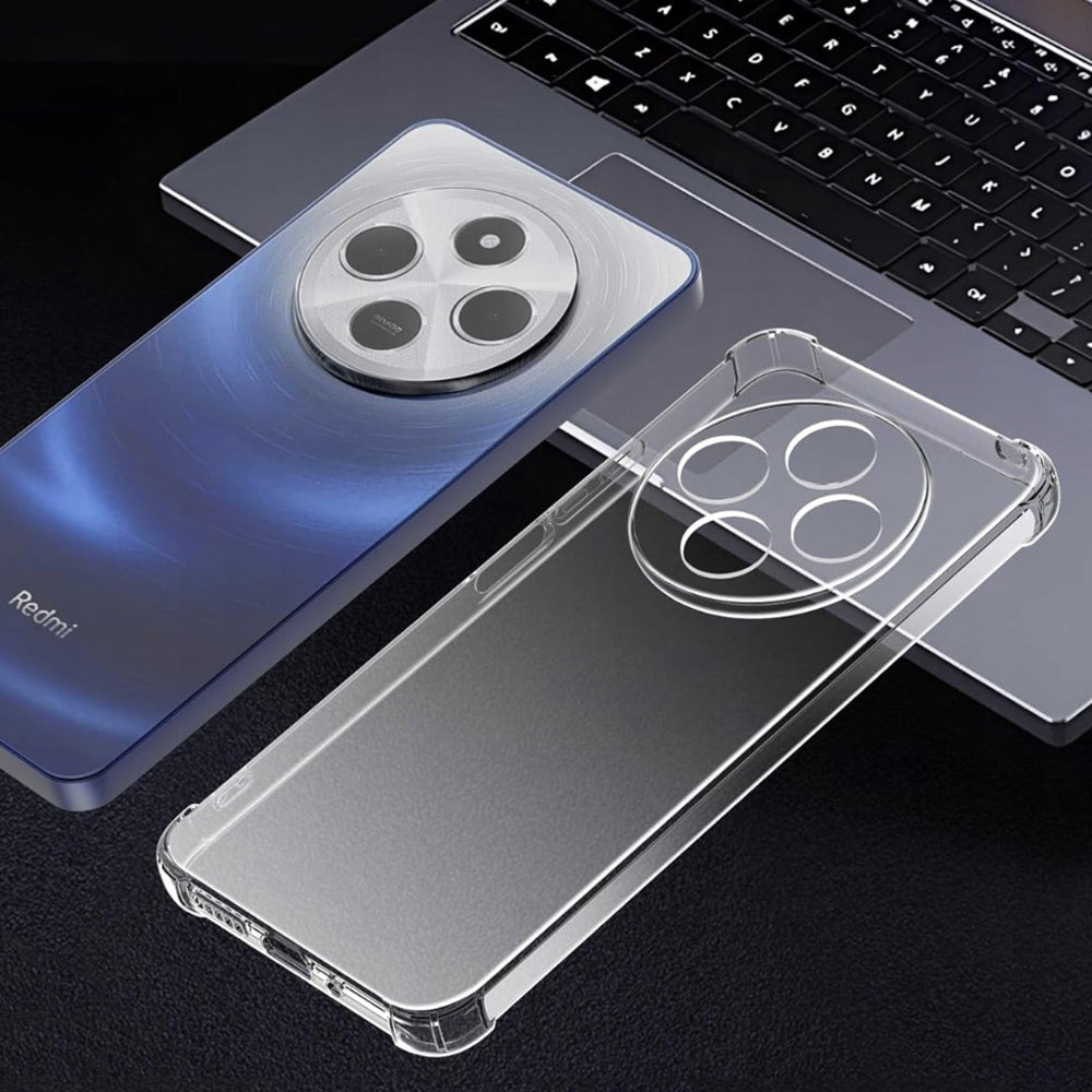 Case for Xiaomi Poco C75 / Redmi 14C, Techsuit, Shockproof Clear, Transparent