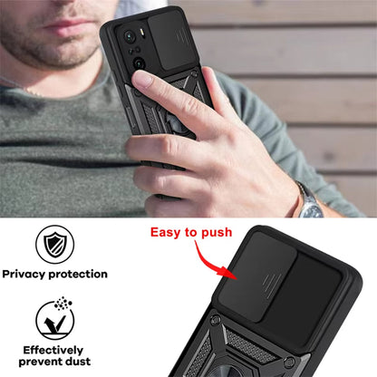 Coque pour Xiaomi Poco F3 / Mi 11i, Techsuit, CamShield, Noire