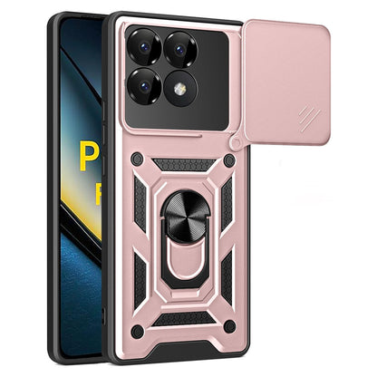 Hülle für Xiaomi Poco F6 Pro, Techsuit, CamShield, Rosa