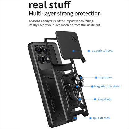 Hülle für Xiaomi Poco F6 Pro, Techsuit, CamShield, Grün