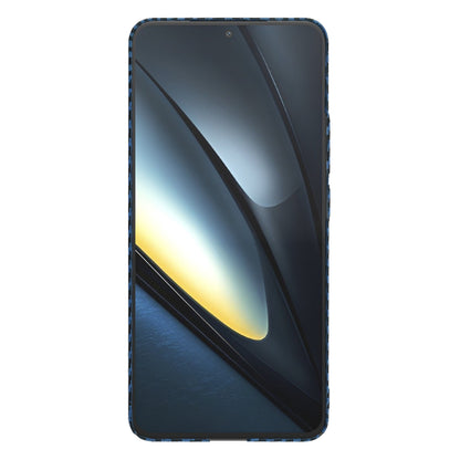 Hülle für Xiaomi Poco F6 Pro, Techsuit, Carbonite FiberShell, Türkis