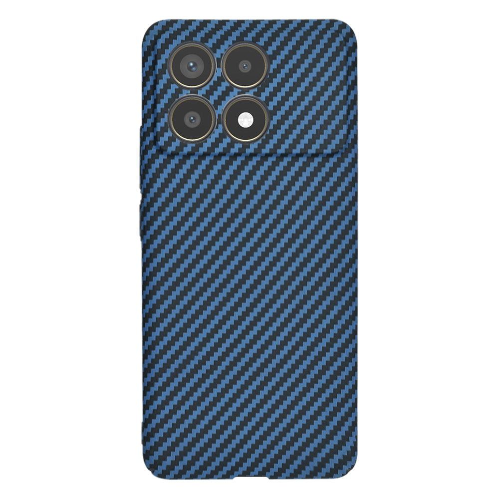 Hülle für Xiaomi Poco F6 Pro, Techsuit, Carbonite FiberShell, Türkis