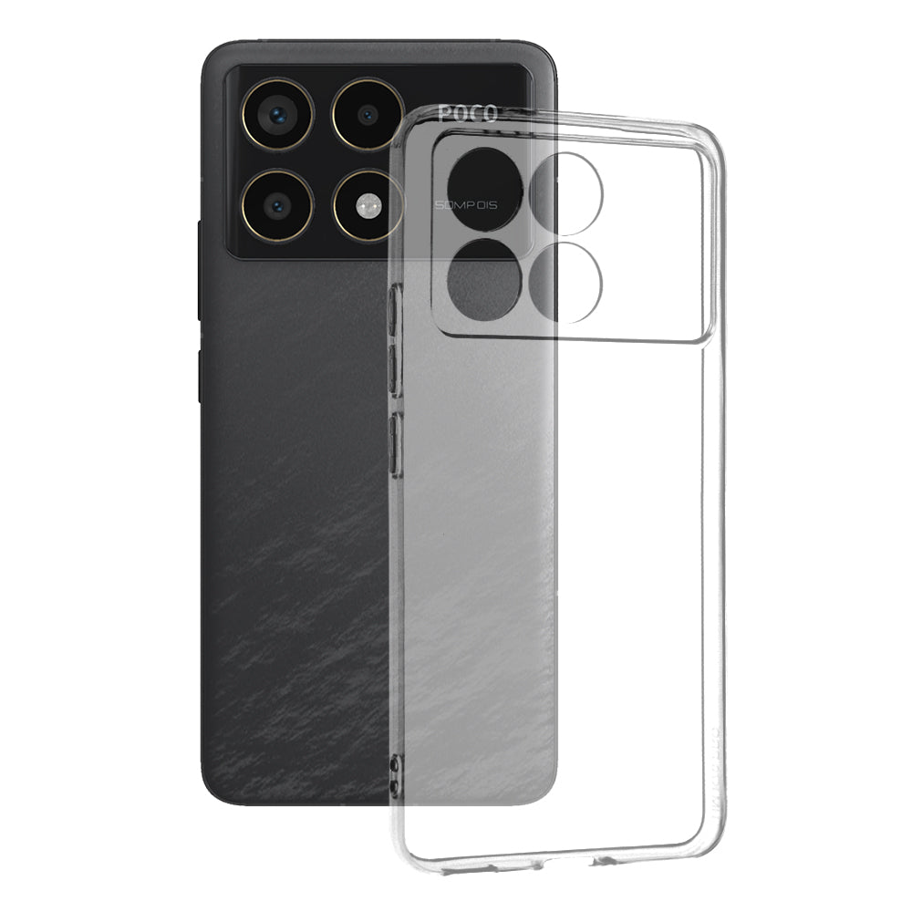 Coque pour Xiaomi Poco F6 Pro, Techsuit, Claire, Transparente