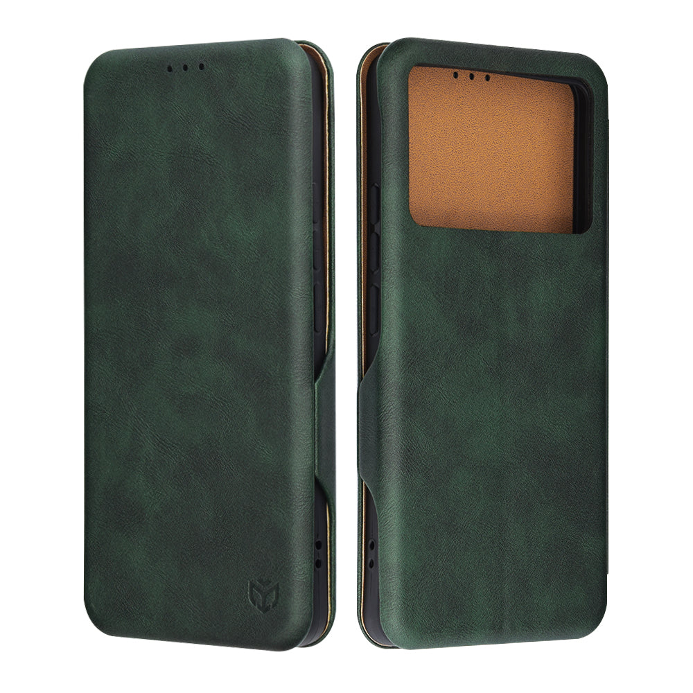 Coque pour Xiaomi Poco F6 Pro, Techsuit, Safe Wallet Plus, Vert