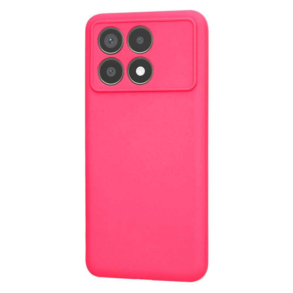 Hülle für Xiaomi Poco F6 Pro, Techsuit, SoftFlex, Dunkelrosa