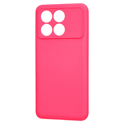 Hülle für Xiaomi Poco F6 Pro, Techsuit, SoftFlex, Dunkelrosa