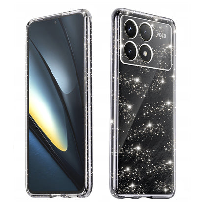 Coque pour Xiaomi Poco F6 Pro, Techsuit, SparkleSkin, Transparente