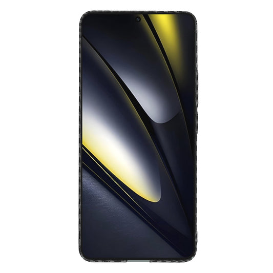 Coque pour Xiaomi Poco F6, Techsuit, Carbonite FiberShell, Noire