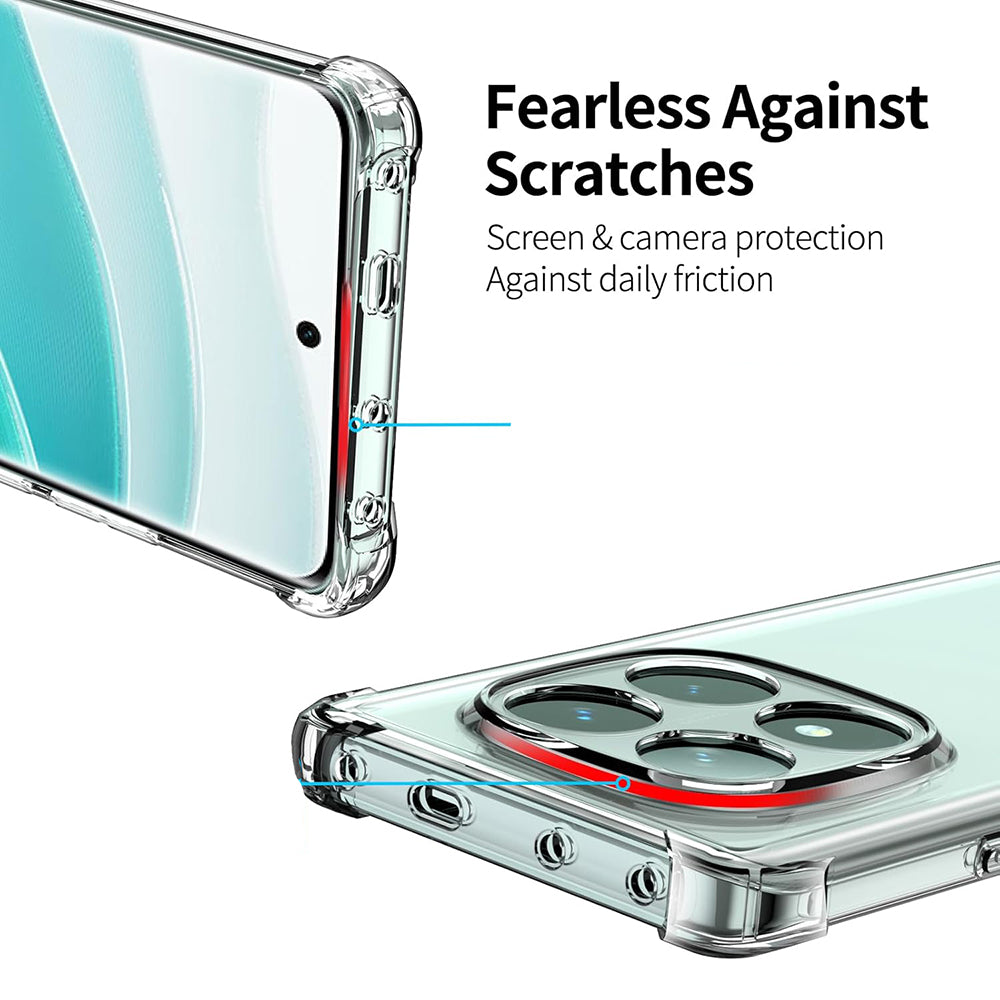 Case for Xiaomi Poco F7 Pro, Techsuit, Shockproof Clear, Transparent