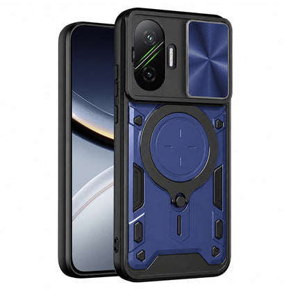 Coque pour Xiaomi Poco F7, Techsuit, CamGuard Pro, Bleue