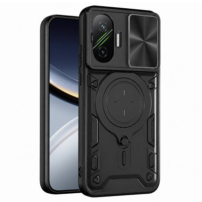 Coque pour Xiaomi Poco F7, Techsuit, CamGuard Pro, Noire