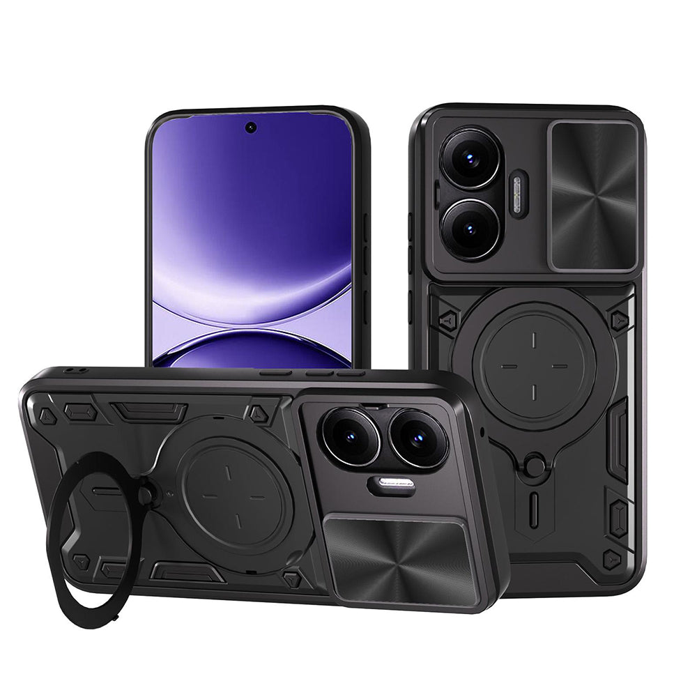 Coque pour Xiaomi Poco F7, Techsuit, CamGuard Pro, Noire
