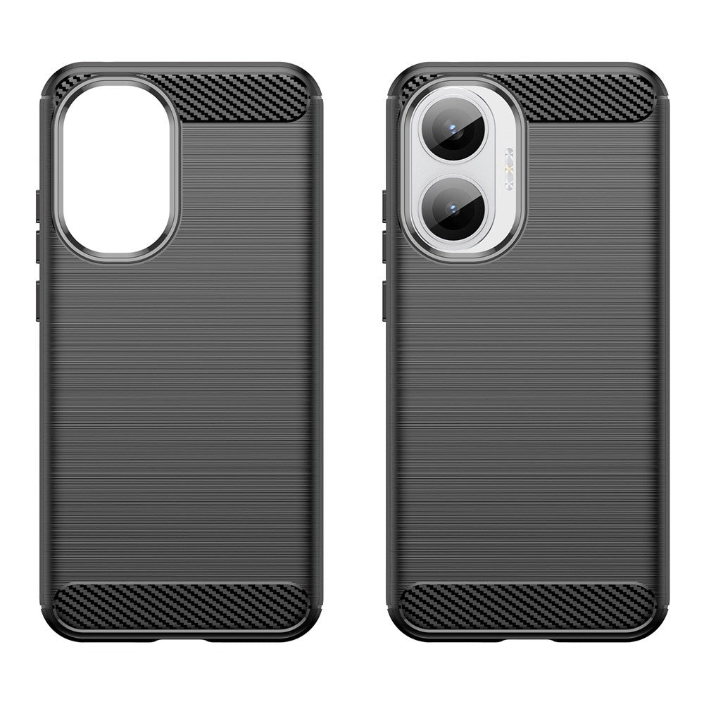 Hülle für Xiaomi Poco F7, Techsuit, Carbon, Schwarz
