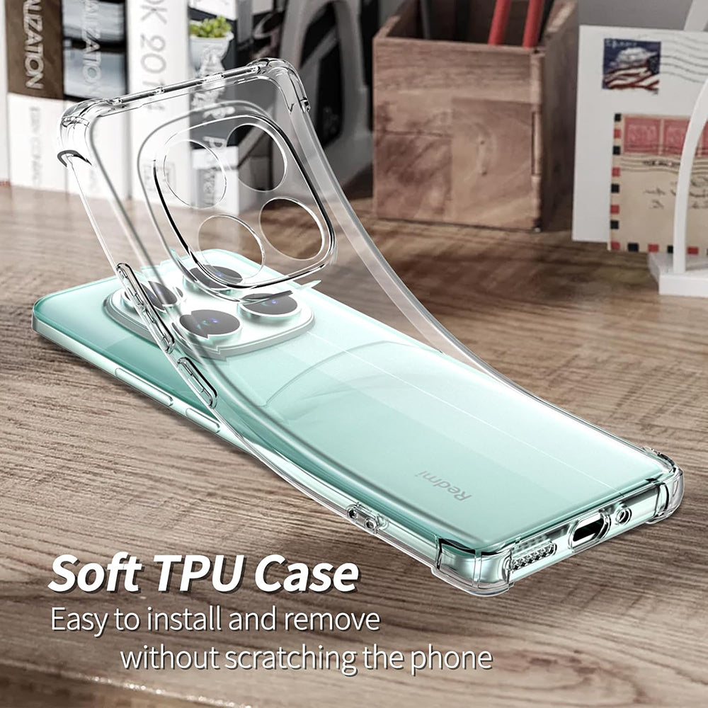 Case for Xiaomi Poco F7 Ultra, Techsuit, Shockproof Clear, Transparent