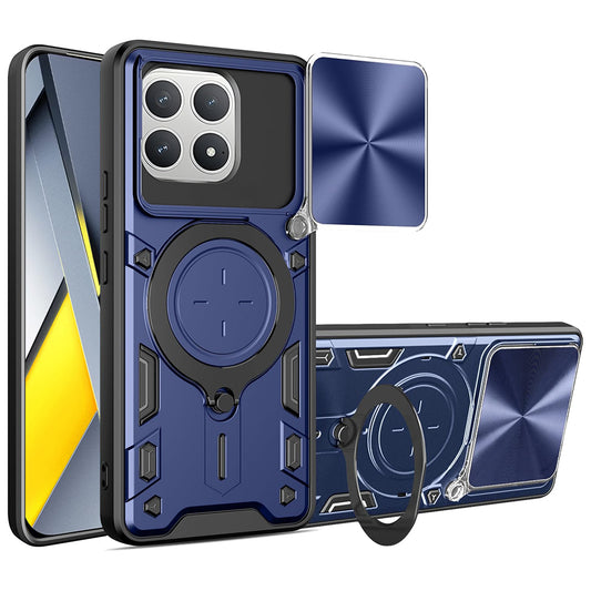 Étui pour Xiaomi Poco F8 Pro, Techsuit, CamGuard Pro, Bleu