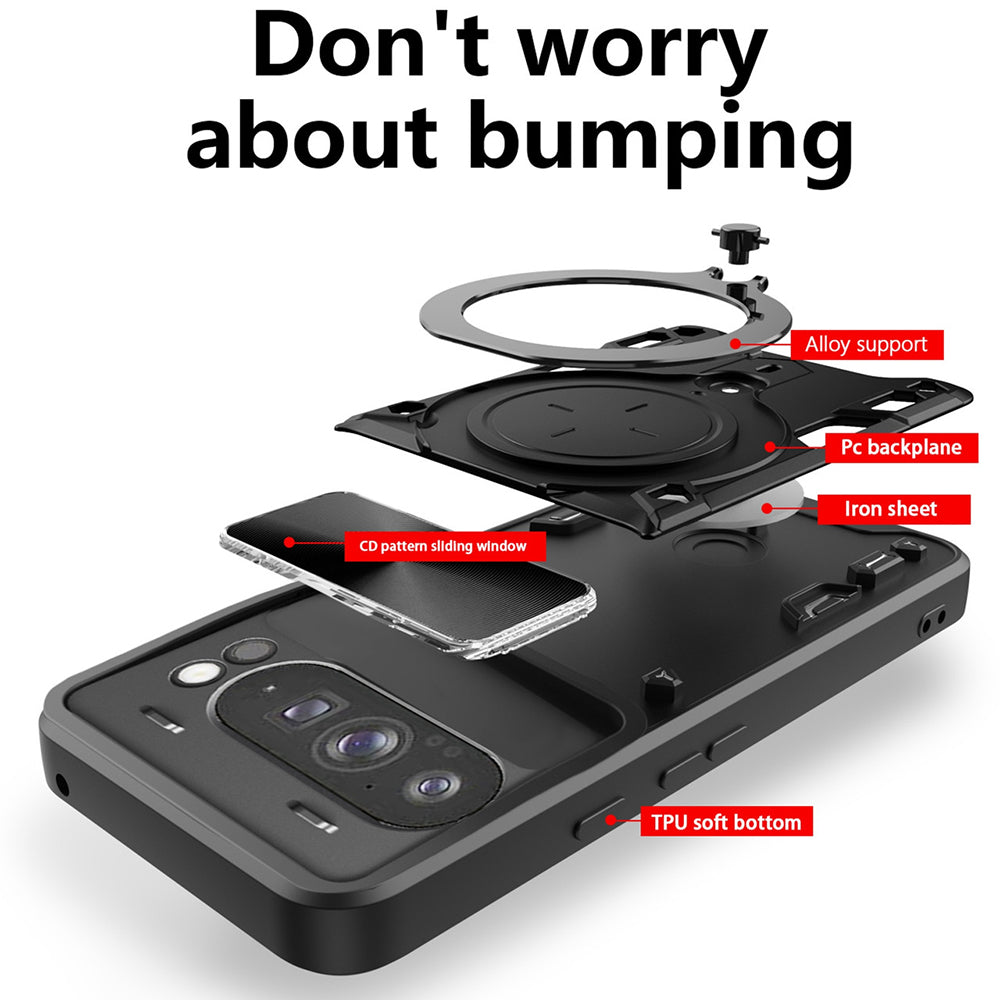 Étui pour Xiaomi Poco F8 Pro, Techsuit, CamGuard Pro, Noir