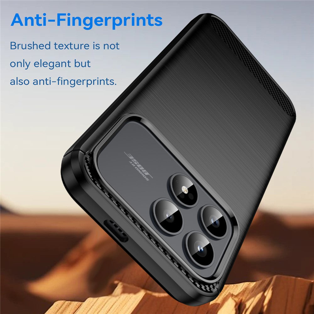 Hülle für Xiaomi Poco F8 Pro, Techsuit, Carbon, Schwarz