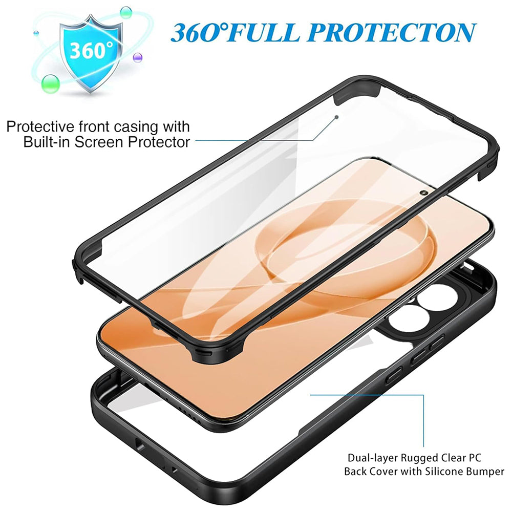 Étui pour Xiaomi Poco F8 Pro, Techsuit, ColorVerse 360, Noir