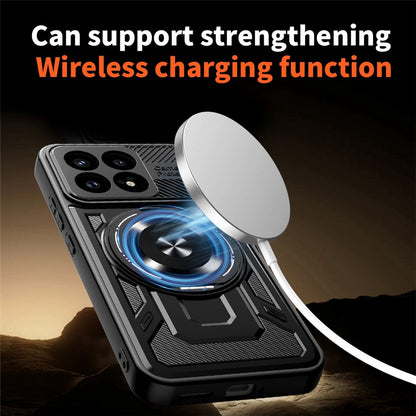 Hülle für Xiaomi Poco F8 Pro, Techsuit, RuggedCam, Blau