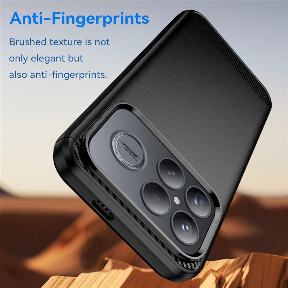 Hülle für Xiaomi Poco F8 Ultra, Techsuit, Carbon, Schwarz