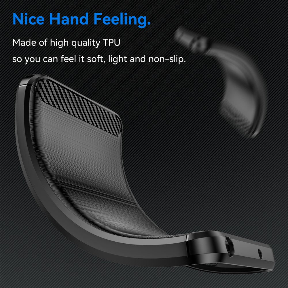 Hülle für Xiaomi Poco F8 Ultra, Techsuit, Carbon, Schwarz
