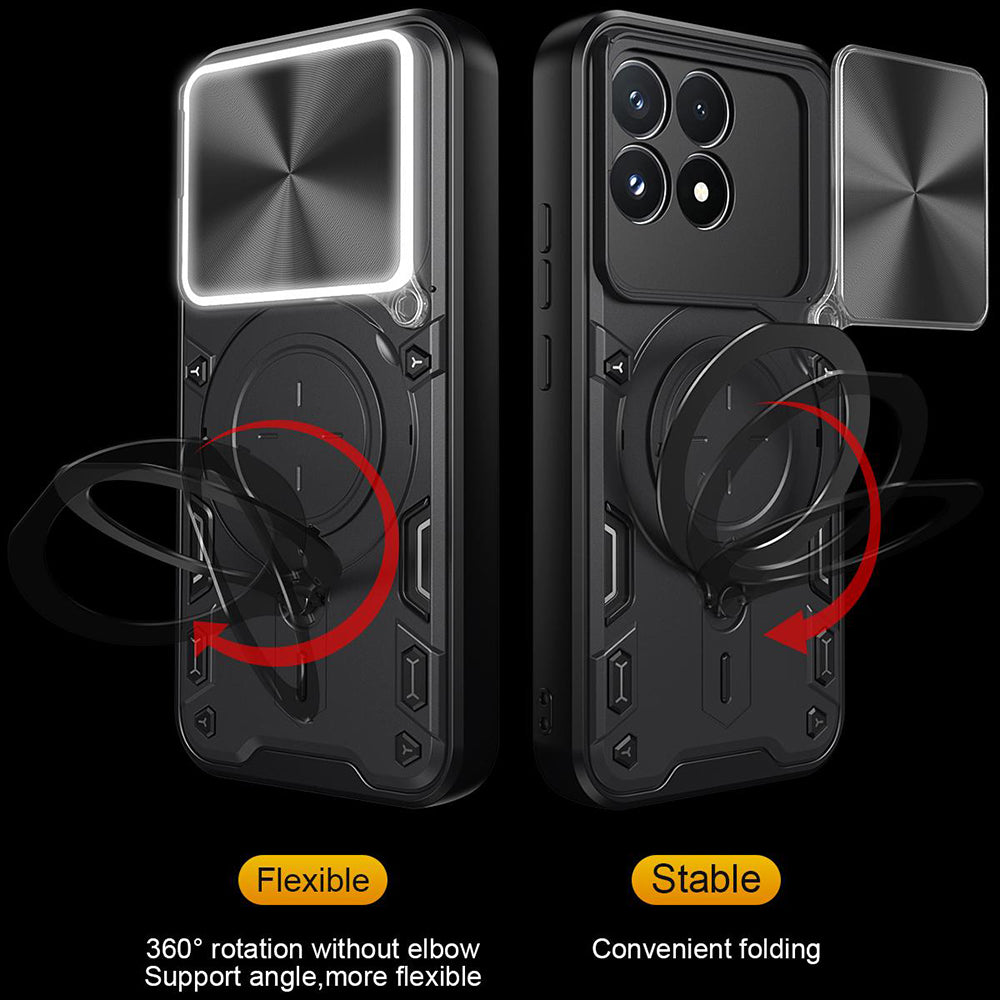 Hülle für Xiaomi Poco F9 Pro, Techsuit, CamGuard Pro, Blau