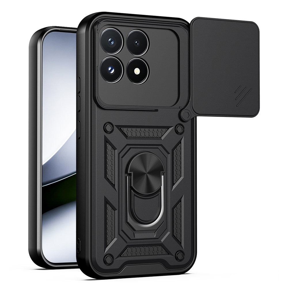 Coque pour Xiaomi Poco F9 Pro, Techsuit, CamShield, Noire