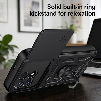 Coque pour Xiaomi Poco F9 Pro, Techsuit, CamShield, Noire