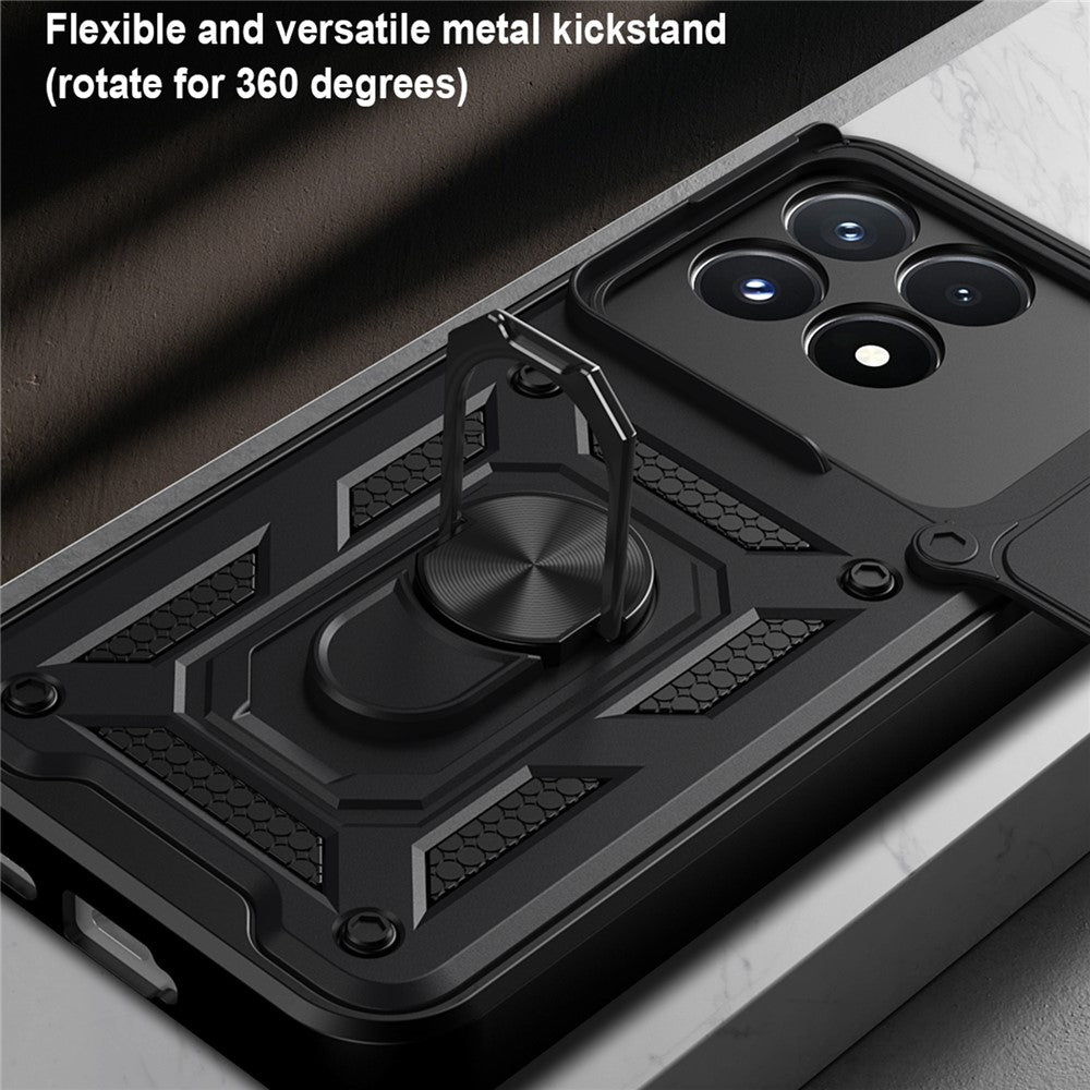 Coque pour Xiaomi Poco F9 Pro, Techsuit, CamShield, Noire