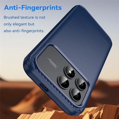 Coque pour Xiaomi Poco F9 Pro, Techsuit, Carbon, bleue